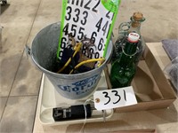 Trays, Bottles, Bucket, Numbers