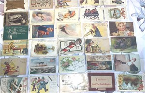 vintage used comical postcards and greeting cards