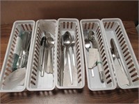 (5) Misc Airlines Stainless Flatware