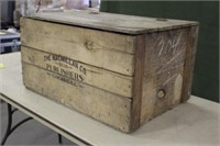 The MacMillan Co Publishers Wood Crate