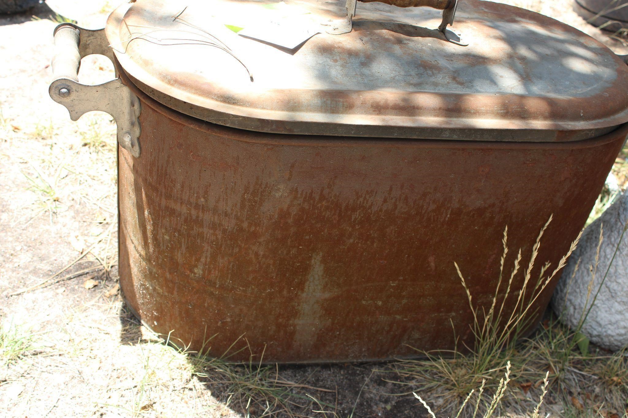 Copper Tub, Large Tin, Lighthouse