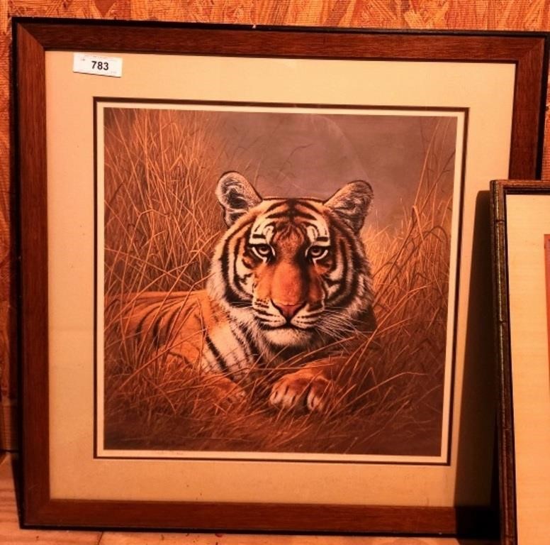 SIGNED TIGER PRINT