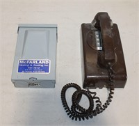 Electrical Box, Dial Pad Wall Phone