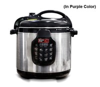 Speedy Cook Pressure Cooker 6 quart Purple