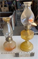 2 oil lamps - need cleaning