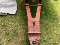 2 Wheel Trailer made from an old harrow bar,