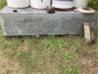 Galvanized Water Trough - 8Ft x 4Ft x 2Ft high