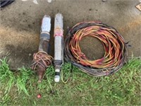 2 submersible Pumps and Wire - Not tested