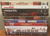 10 Lightly Used DVD's