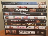 10 Lightly Used DVD's