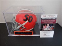 DICK BUTKUS SIGNED OUT BEARS MINI HELMET JSA COA