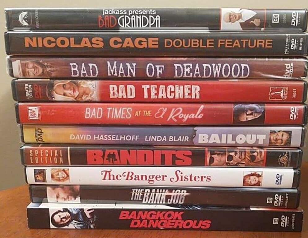 Movie Lovers, Cinephiles, Film Buffs-DVDs & VHS Galore