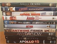 10 Lightly Used DVD's