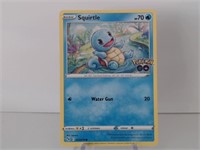 Pokemon Card Rare Squirtle Stamped