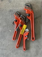 4pc PIPE WRENCHES