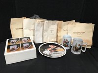 Norman Rockwell Cups & Plates
