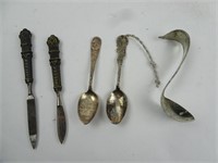 Lot of Misc. Silverplated & Other Items - Spoons