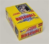 1990 MLB Score Trading & Trivia Cards