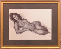 NUDE SKETCH GICLEE BY GIL ELVGREN