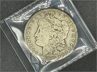 1896-S Morgan silver dollar