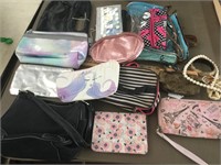lot of bags, make up , change Etc.