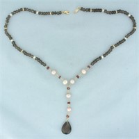 Designer Zoe B.  Pink Cultured Pearl and Gemstone