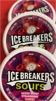 3 in date ice breakers mints sours mixed berry