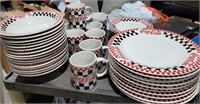 Coca Cola China set,  cups, plates, bowls