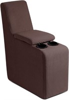 Recliner Console Stretch Cover, Chocolate