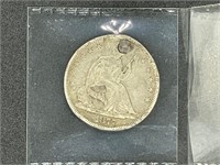 1877-S seated Liberty half dollar