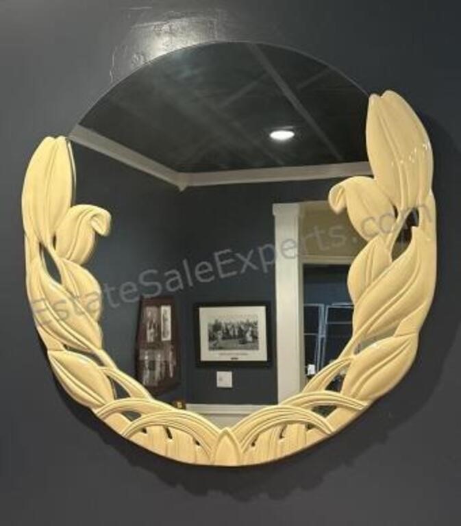 Vintage ART DECO STYLE TULIP MIRROR 43" R