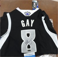 Rudy Gay Signed Jersey with Authentication Direct