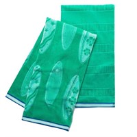 2-Pk Caro Kids Beach Towel, Green