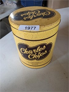 Charlie Chips Metal Chip Can