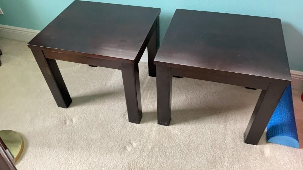 -air brown end tables