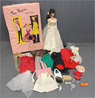 Vintage Barbie w/ Clothes - Accessories & Case