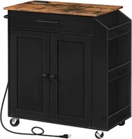 HOOBRO Kitchen Island with Power Outlet, Kitchen S