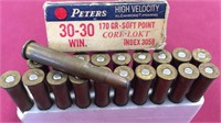 Peters 30-30 Win. 170 Gr. SP 20 Rounds