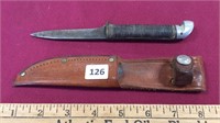 Vintage Hunting Knife and Sheath
