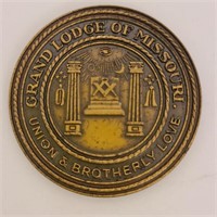 Masonic 1976 Grand Lodge Of Missouri Coin