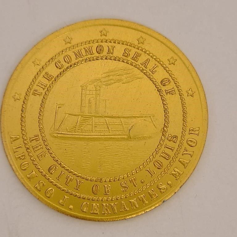 1968 St Louis Arch Dedication Coin
