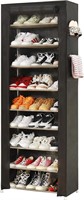 PENGKE Large Shoe Rack Storage Organizer with Dust