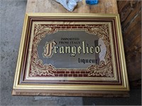 Frangelico Liqueur Mirrored Sign 19 x 15