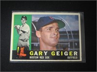 1960 TOPPS #184 GARY GEIGER BOSTON RED SOX