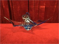 Chalet Art Glass Centerpiece - 18.5"wide