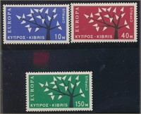 CYPRUS #219-221 MINT VF NH