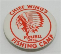 Vintage *RARE* Chief Wing’s Fishing Camp Pickerel
