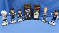 2 NIB Pbg Penguins Bobbleheads, 5 no box incl