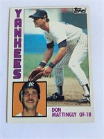 Don Mattingly TOPPS Rookie Card MINT