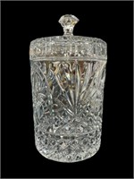 Vintage Cut Glass Biscuit Jar